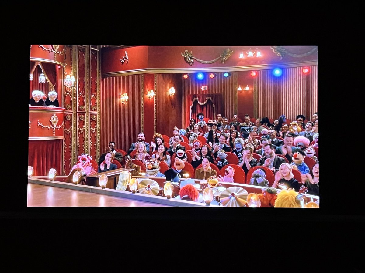 Ok.. I see other are also saying the same thing .. Gotta love the muppets! Some nice nostalgia and bridging the generation! #muppetshow