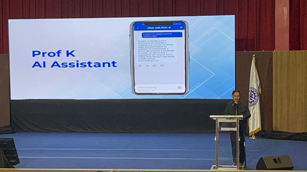 jdcusipag's tweet photo. LOOK: TESDA Secretary Jose Francisco Bantug Benitez presented the features of the new app, “TESDA Skills Passport,” which streamlines some of the agency’s services in the digital space. @ABSCBNNews https://t.co/7qgsJMqVxq