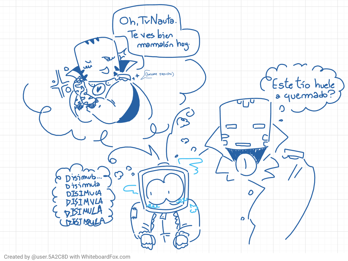 imnotkaboom's tweet image. #cubidibujines jaja tele y esqueleto