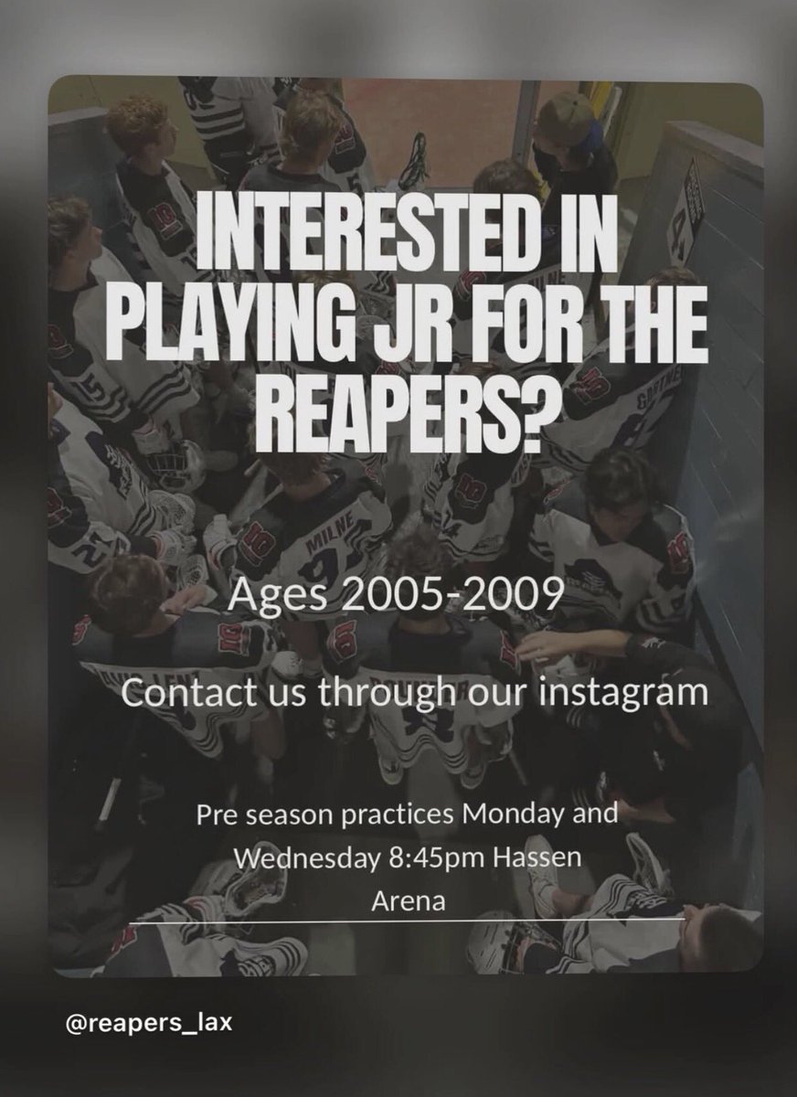 Thompson-Okanagan Junior Lacrosse League tweet media