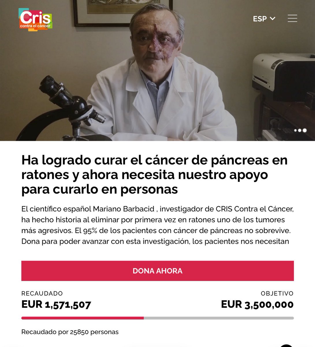 Viene el cumpleaños de nuestro solecito y que mejor manera de celebrarlo que apoyando a una gran causa! Se están recolectando donaciones para apoyar a la investigación y desarrollo de la cura contra el cancer de páncreas, abajo les dejo el link 👇🏼