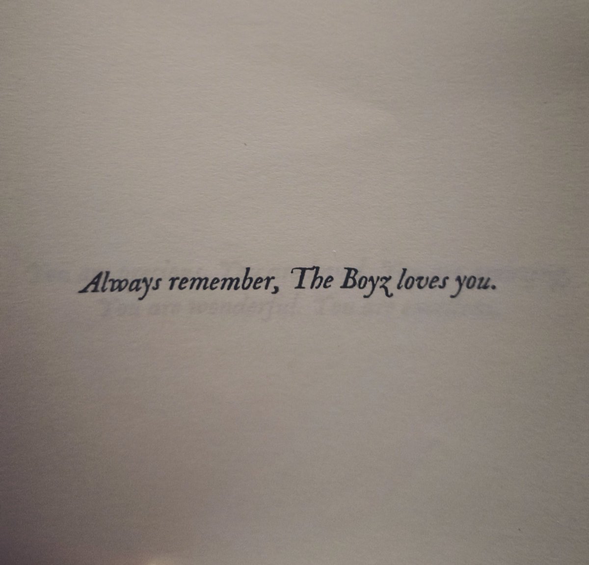 hourlykevins's tweet image. Always remember, The Boyz loves you.
