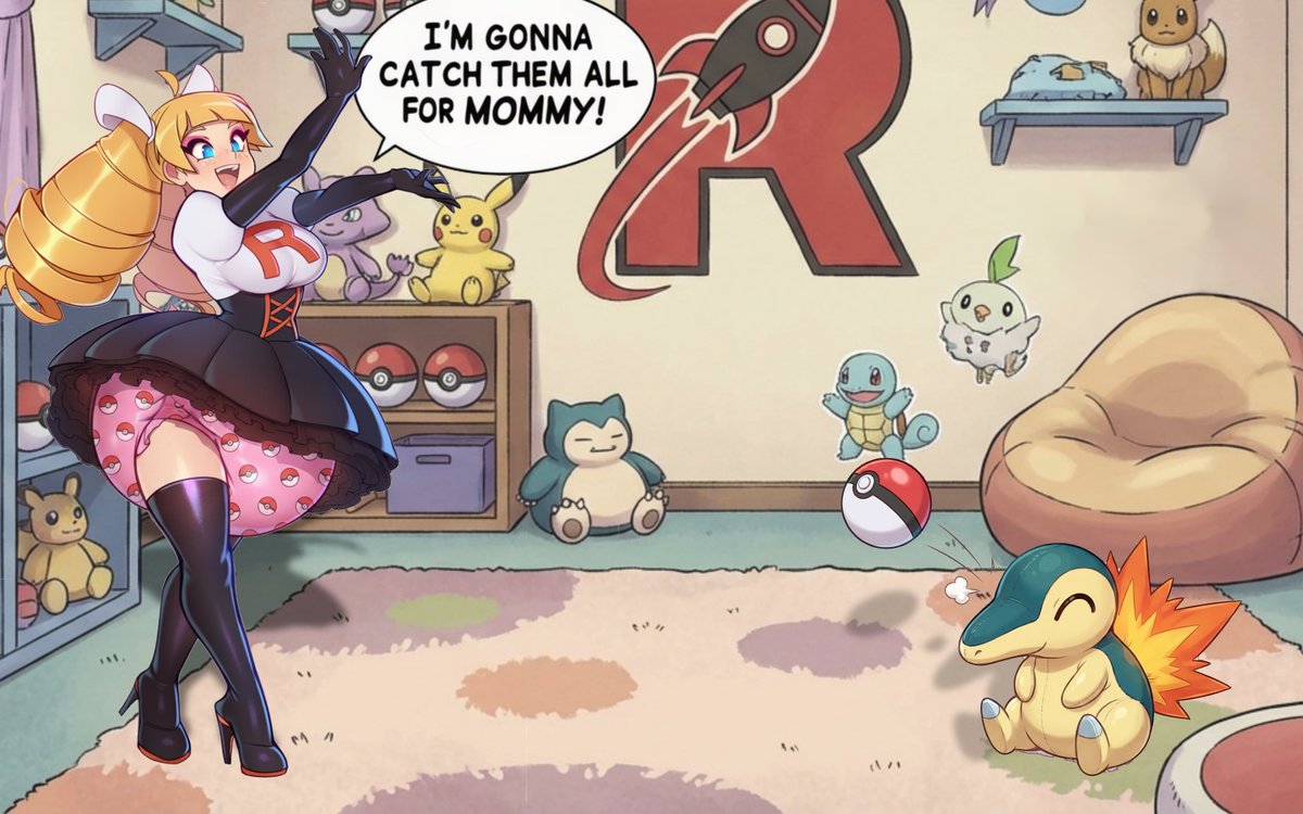 AliceSissyButt's tweet photo. Huh? Oh, hai! You caught me training to be a good grunt for Miss Jessie! Mommy told me all about it, and I wanna catch em all for her!~ https://t.co/d5JA0vIWcK