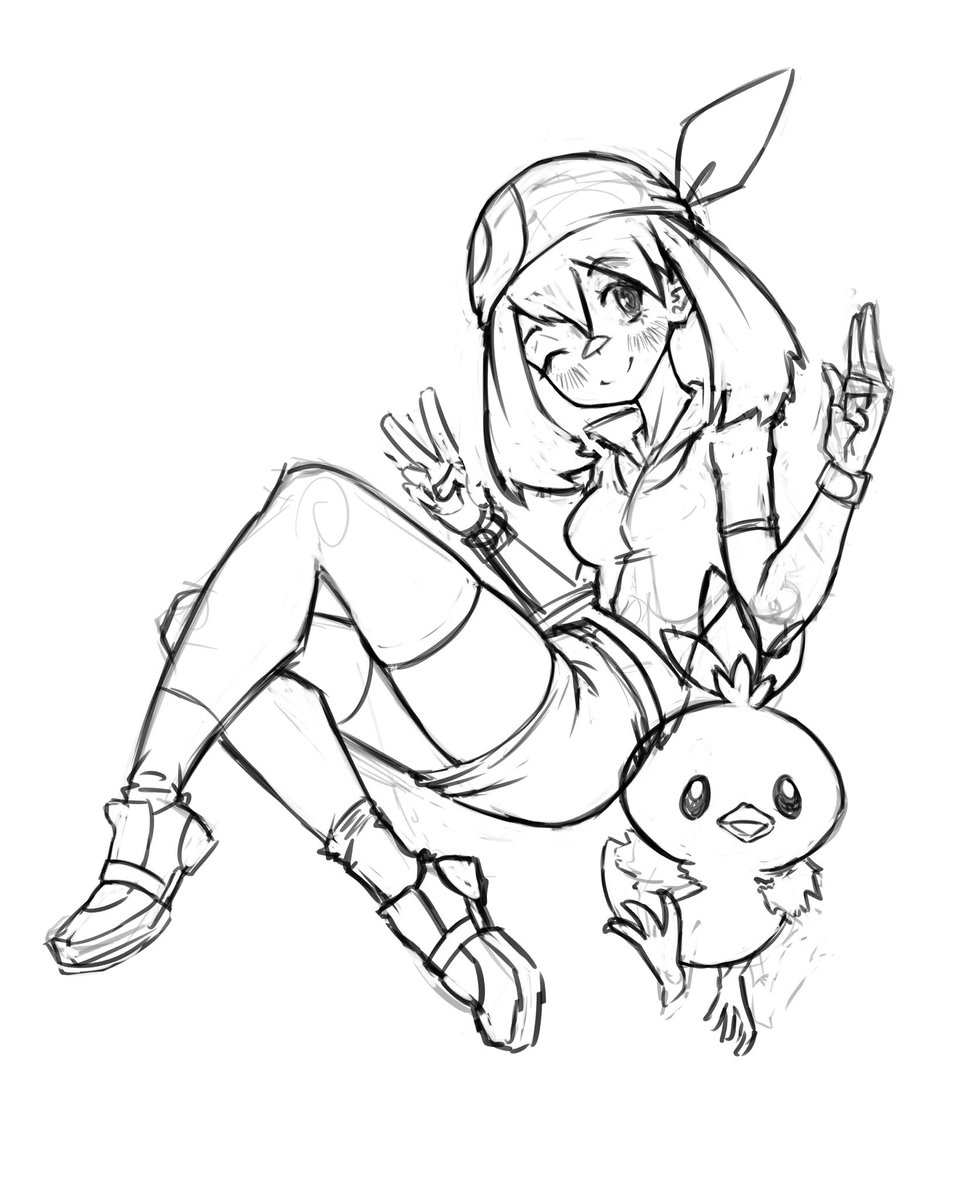 Boceto!!
He andado un poco lento con los dibujos pero confío en terminar a tiempo jaja
Pues ya tocaba una prota no??
Por cierto, gracias por las propuestas, el pueblo habló y el dibujo de 4ta gen será de Cynthia y Garchomp, aun que tardará un poco en salir c:

#Pokemon #drawing