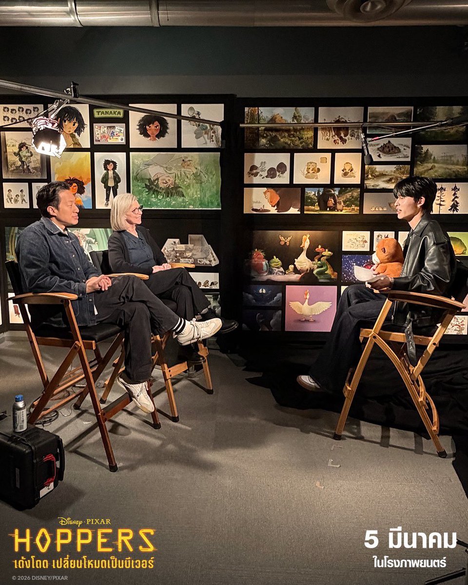 🌟 ภาพเบื้องหลัง ‘ปอนด์ ณราวิชญ์' กับการได้รับโอกาสสัมภาษณ์สุดเอ็กซ์คลูซีฟ ผู้กำกับ Disney &amp; Pixar's Hoppers พร้อมได้เข้าชม Pixar Animation Studio เพื่อเตรียมความฟินก่อนไปอินกับภาพยนตร์

ฝากแฟนๆ ติดตามผลงานล่าสุดของ ‘ปอนด์’ กับบทบาทนักพากย์ในภาพยนตร์ Hoppers🦫
เตรียมใจฟูพร้อมกัน