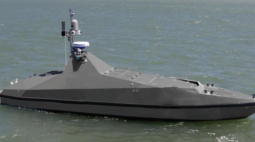 1TrueRicardo's tweet photo. Proud of what our local defence sector is still able to accomplish. The first, South African designed and built unmanned surface vessel (USV), Sea Serpent. Well done to Eddie Noble and the team, huge potential for this project.

https://t.co/SagNsD7oGL https://t.co/TnGa4o3lZE