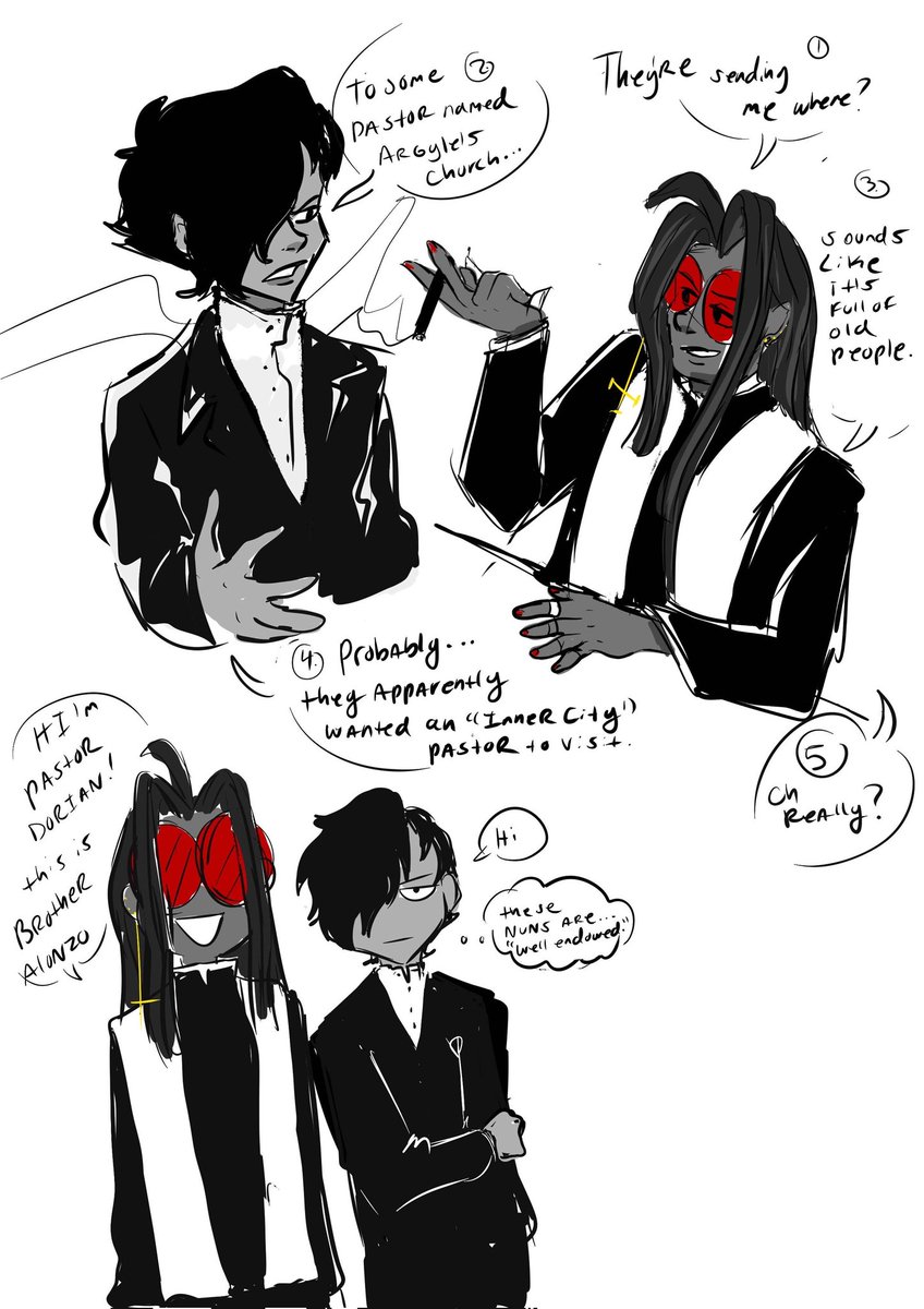 Mid_nightbread's tweet photo. Getting to the church and when they get there the #unholy story is  @sabbasarts 's https://t.co/37Ar57cszO