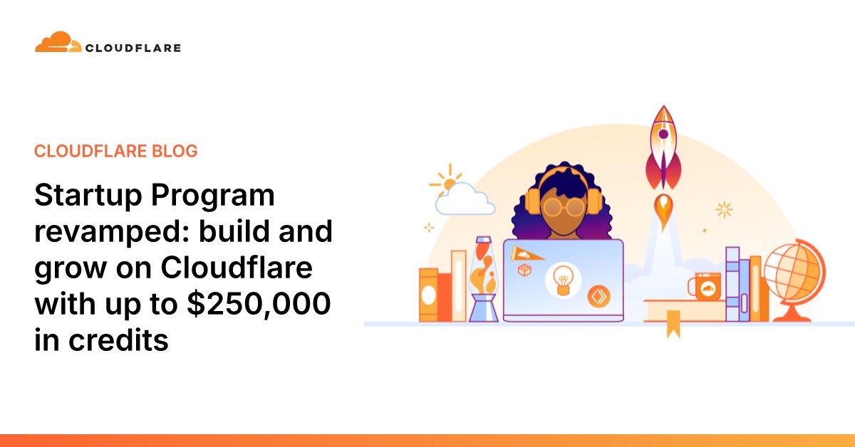 shiri_shh's tweet image. $250K in Cloudflare Credits if you are an early-stage funded startup

link to apply below 👇