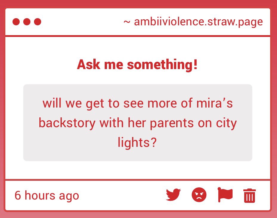 ambii_violence's tweet photo. Yes! There will be a chapter focus on her soon! As well as her grandparents. They will actually be a little more important to our story than Mira’s parents! 🤭
#CLRN https://t.co/pz8tv3zpOA