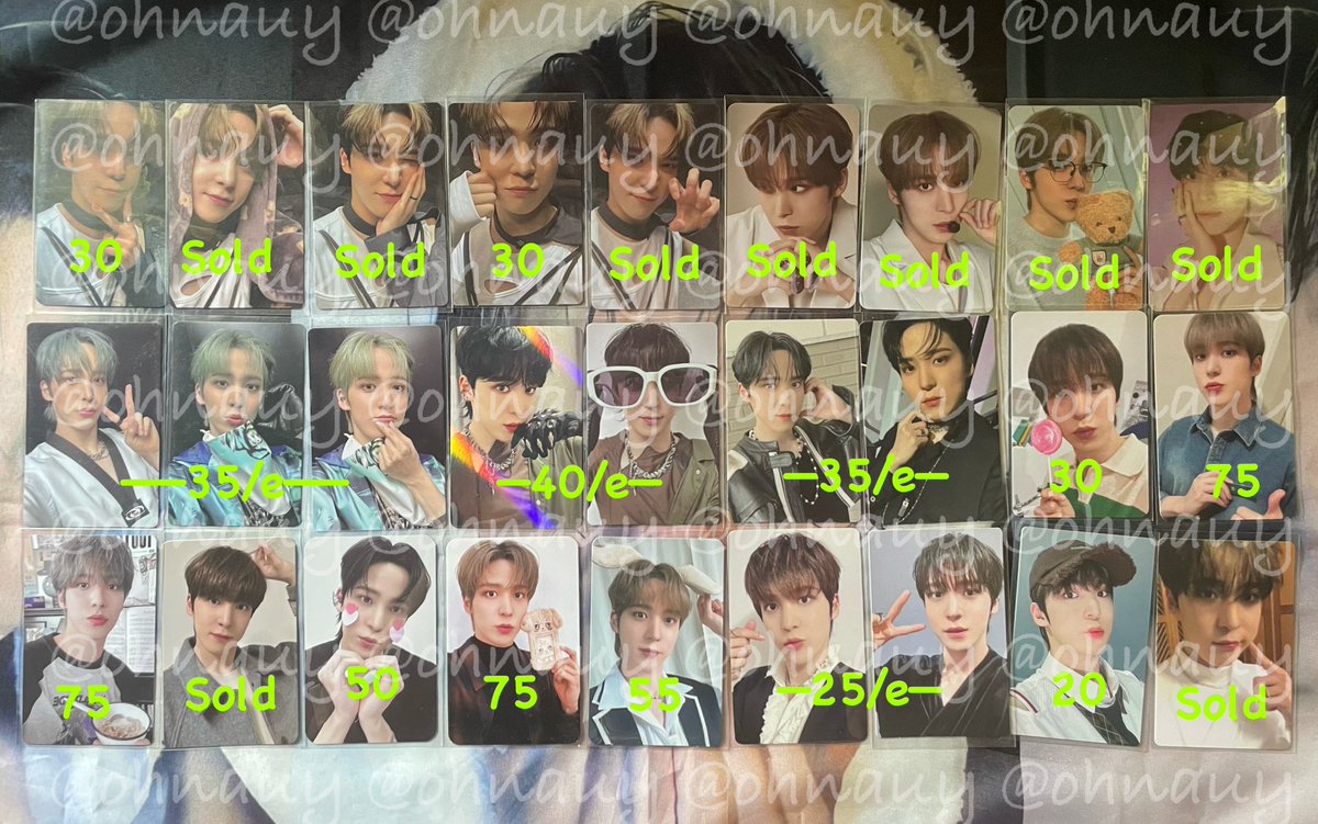 Nyanngwon's tweet photo. WTS photocard ateez — Mostly Yunho

Minimal take 5 PC

✅ Price incl all
💸 Splitpay only
🏡 Bandung
ℹ️ Negoable
ℹ️ Take all only 1.995K❌ 1.750K✅  (Free 1 Album only Digipack Yunho GH.2)

Tags. WTB, WTS, AAB Yunho, San, Mingi, Hongjoong, Seonghwa, Jongho, Yeosang, Ateez, https://t.co/bTZfpdSn6I