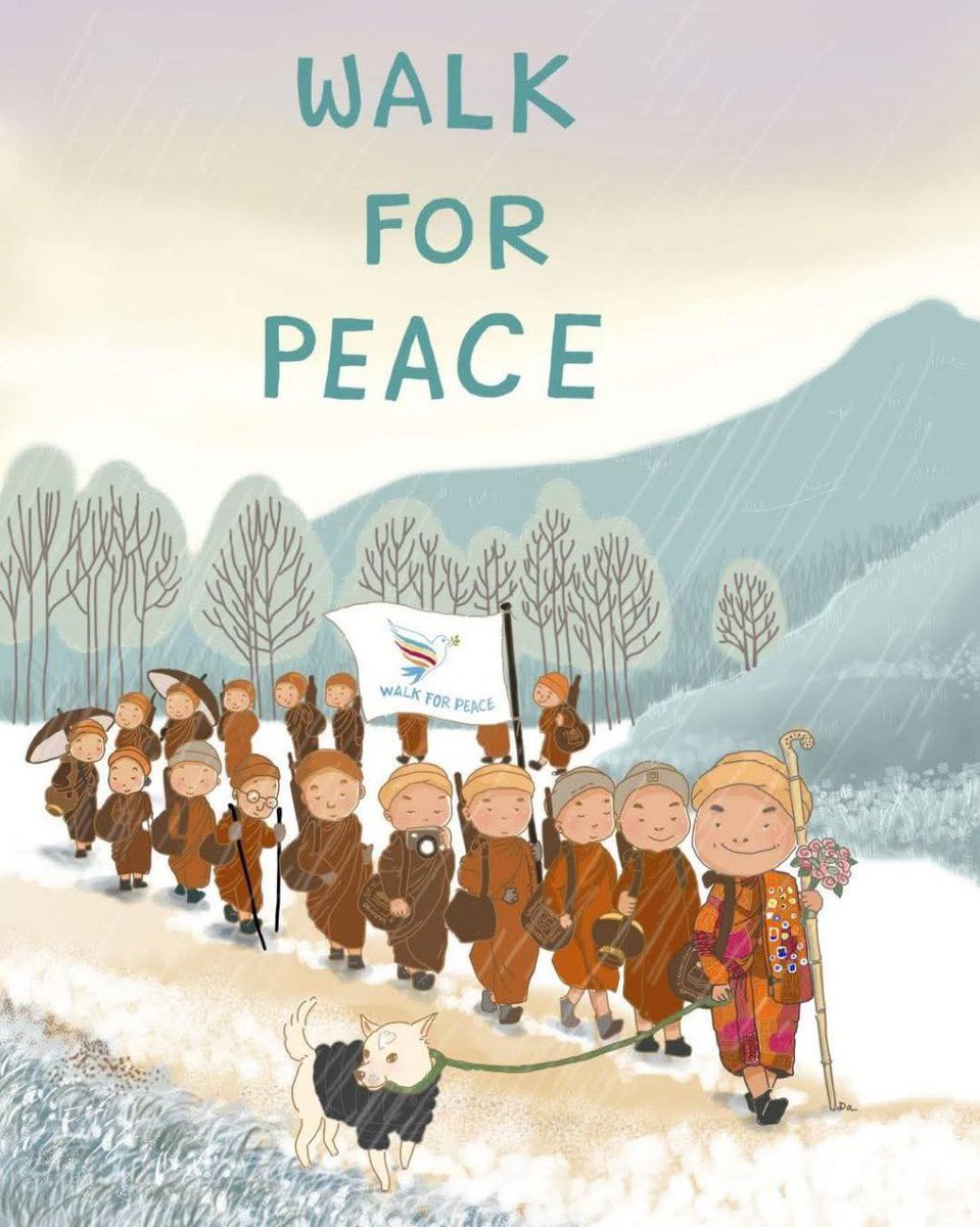 Aloka keeps walking for peace. ✌️ 

This is what our world needs, more peace and less corruption. 

The message is clear and powerful. 

<a href="/BNBCHAIN/">BNB Chain</a> <a href="/cz_binance/">CZ 🔶 BNB</a>