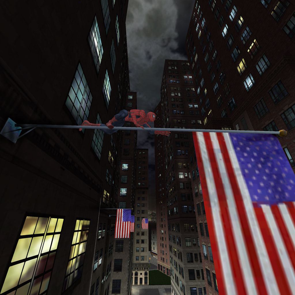TreyarchSpidey's tweet photo. (Stupidly) High-Res Screenshots of Spider-Man 2's E3 2003 build. https://t.co/8yTLP4gTHc