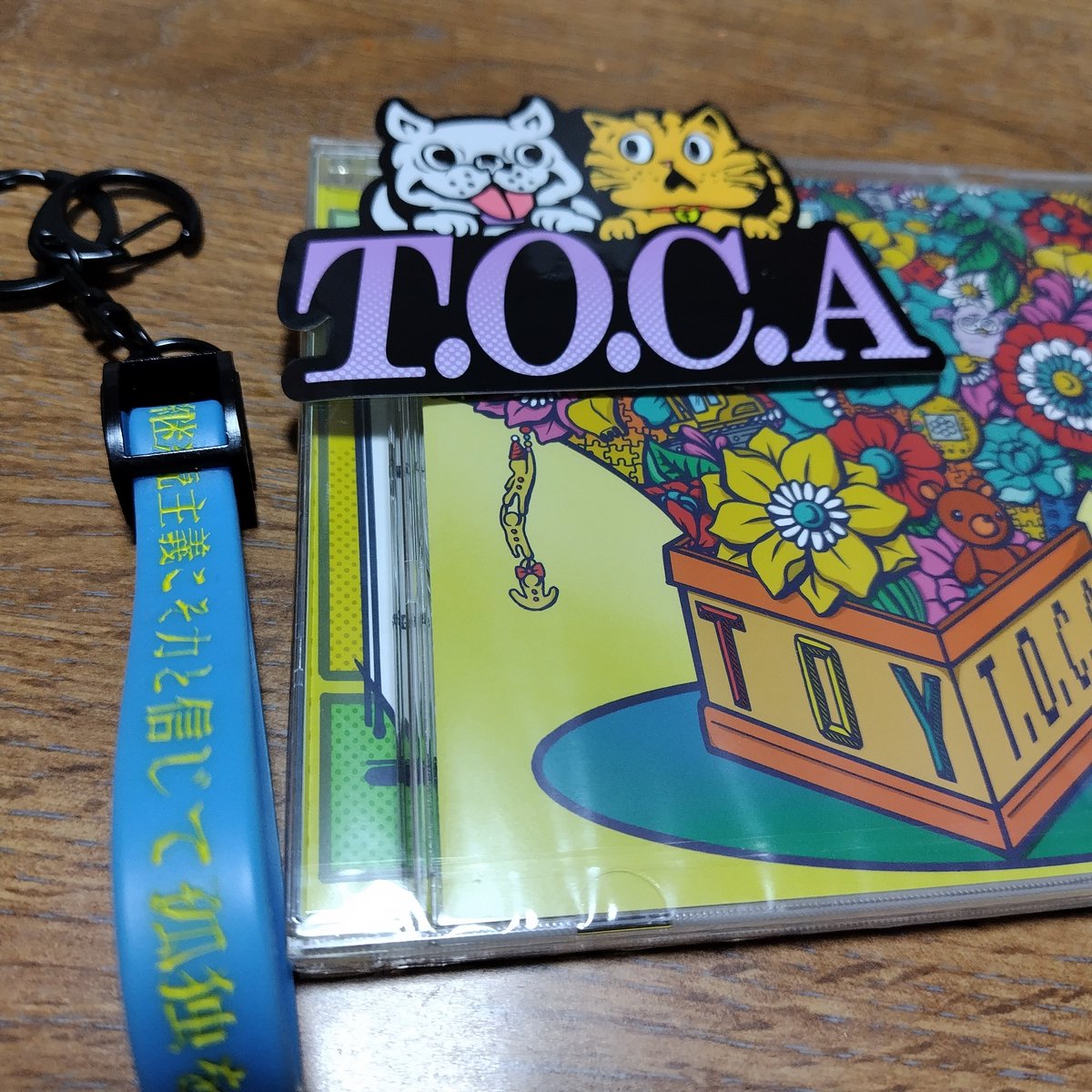 タワレコ #鴉 #TOCA ステッカーは可愛いし💕 ラババンキーホルダーも