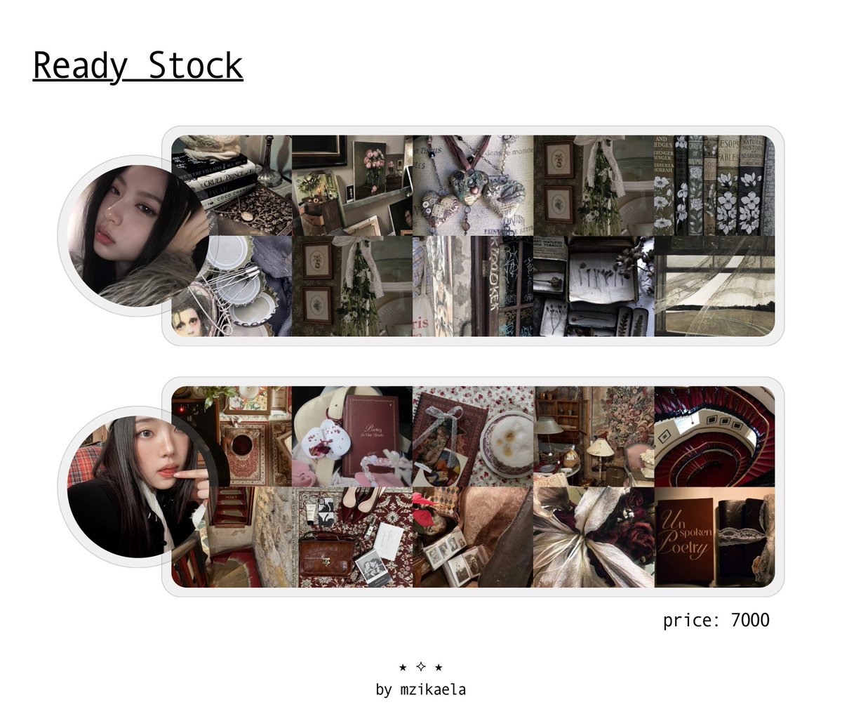 mzikaela's tweet image. ⠀
#zonauang , repost  appreciated

2 layouts ready stock : kya  &amp;amp; leesol  (KiiiKiii)
price on pict, get ava jpng. go grab yours ෆ
⠀