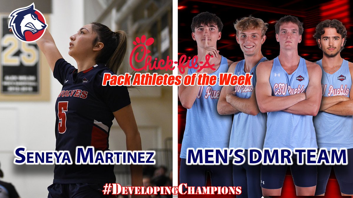gothunderwolves's tweet photo. 🚨 #PackNation! Seneya Martinez and the Men's DMR Team have been named Pack Student-Athletes of the Week, presented by Chick-fil-A

MORE: https://t.co/o49hEv1Jbp

#DevelopingChampions https://t.co/CEugosFJhi