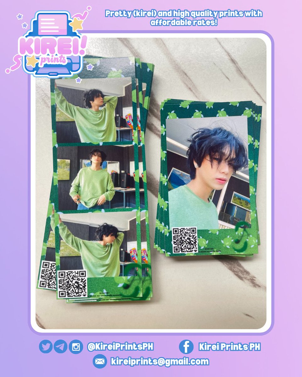 ୨୧ #PrintsbyKirei ⋆౨ৎ˚⟡˖ ࣪ ౨ৎ˚ 
Pricelist: tinyurl.com/KireiPrintsPri…

Photostrip &amp; Polaroid (noncoated)

🏷️lf printing services hand banner photocard polaroid cupsleeve postcard filmstrip photostrip button pin
