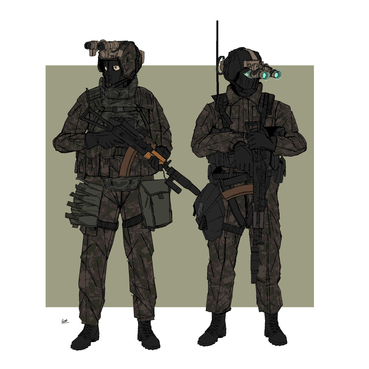 lobberstorm141's tweet image. Gurlukovich Mercenaries.
