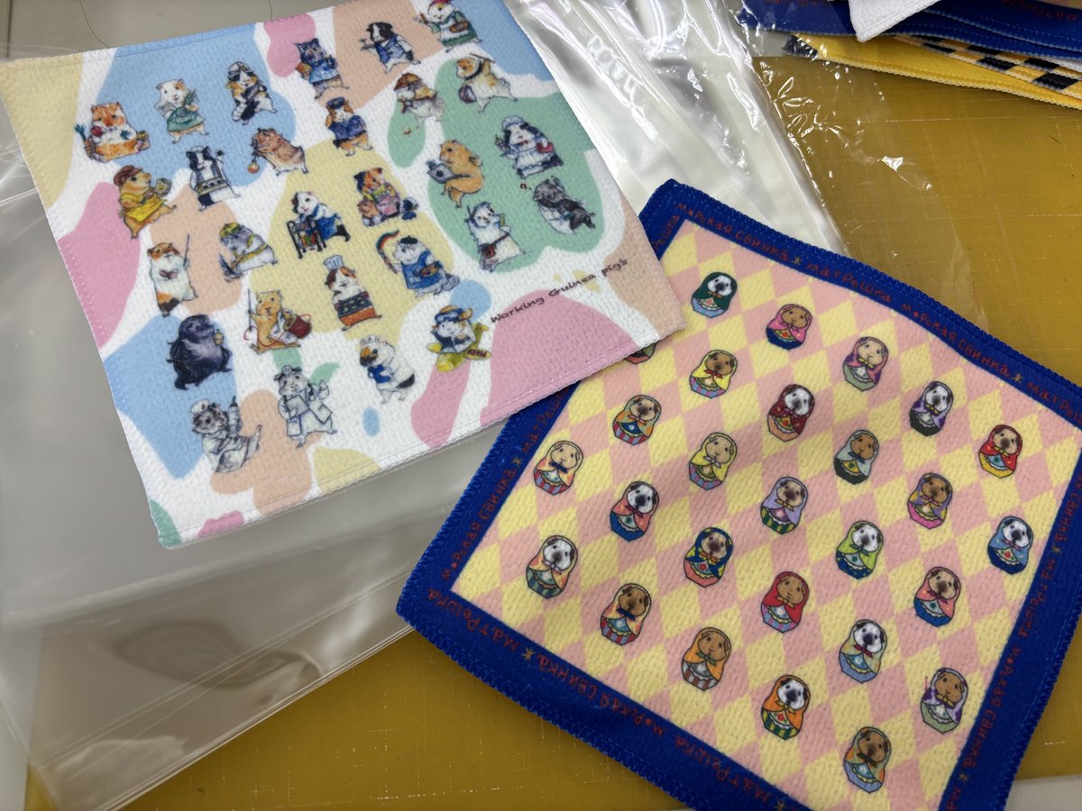 #同人工房 で年始に購入した福袋の物を作ったり

補充＆新柄制作してきました！😄

福袋は作ったことないものがたくさんあって楽しかった〰️！
来年もまたあったらいいな

次回のイベントは、一点物等スポットグッズ色々ありますのでお楽しみに✨️