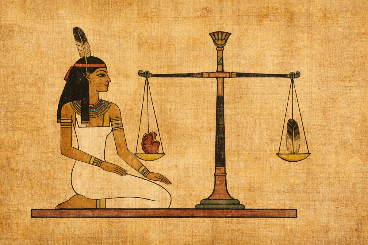 JusticeOfTruth's tweet photo. Live in Ma'at.
Speak the truth-Let truth guide your tongue.
Act with balance-Let balance guide your steps.
Keep your heart light-Let your heart balance the scales.

When the feather is light and the heart is honest, the year unfolds without resistance. https://t.co/CG2CaVOVpw