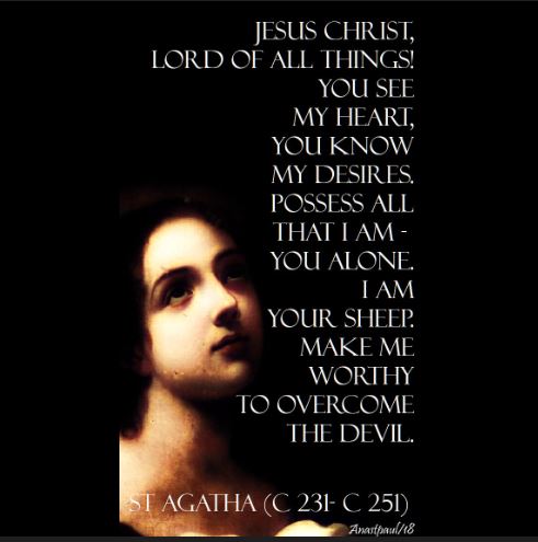 Michael65413248's tweet photo. 5Feb: Feast of #StAgatha, Virgin & Martyr
https://t.co/IwsnE5rEWr
quotes
https://t.co/iy0NWjkLtj
#StAdelaide, Abbess of Vilich
https://t.co/v0i8amrnY3
quotes
https://t.co/uR7GcSw1DA
& Others
https://t.co/LhlQ9lYXwq
Pray for us & help us; especially the Sick & Needy. Many Thanks. https://t.co/do3aef9Zkp
