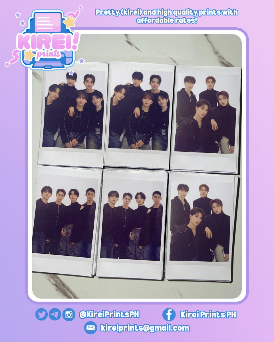 ୨୧ #PrintsbyKirei ⋆౨ৎ˚⟡˖ ࣪ ౨ৎ˚ 
Pricelist: tinyurl.com/KireiPrintsPri…

Polaroid (plain matte)

🏷️lf printing services hand banner photocard polaroid cupsleeve postcard filmstrip photostrip button pin