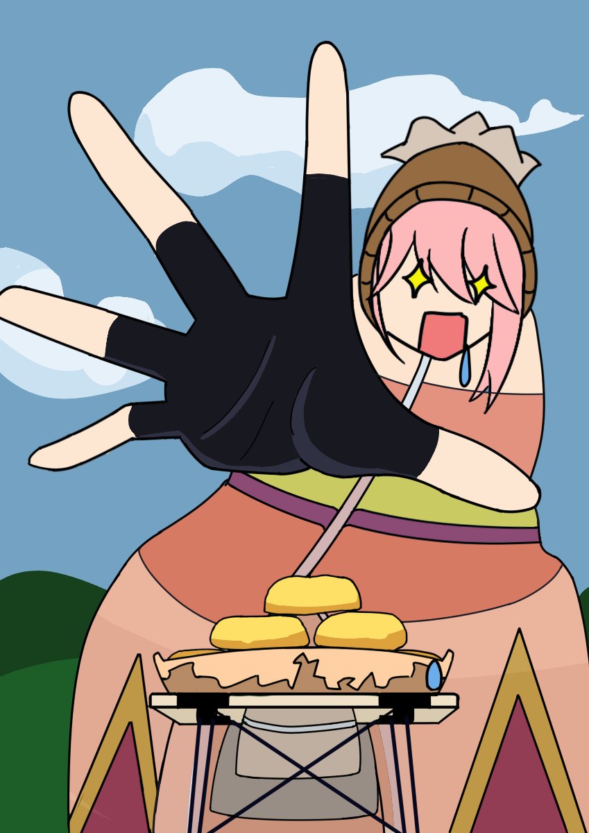 James_tw629's tweet photo. Thank to Saito sensei's daily pose!
This time I draw 各務原 なでしこ from my favorite anime "ゆるキャン△", I want to add a camp chair into the artwork  first but everything just go to the opposite way as I thought. (笑) 
Let's keep fighting!
#今日の参考ポーズ https://t.co/P4xhKvl35P