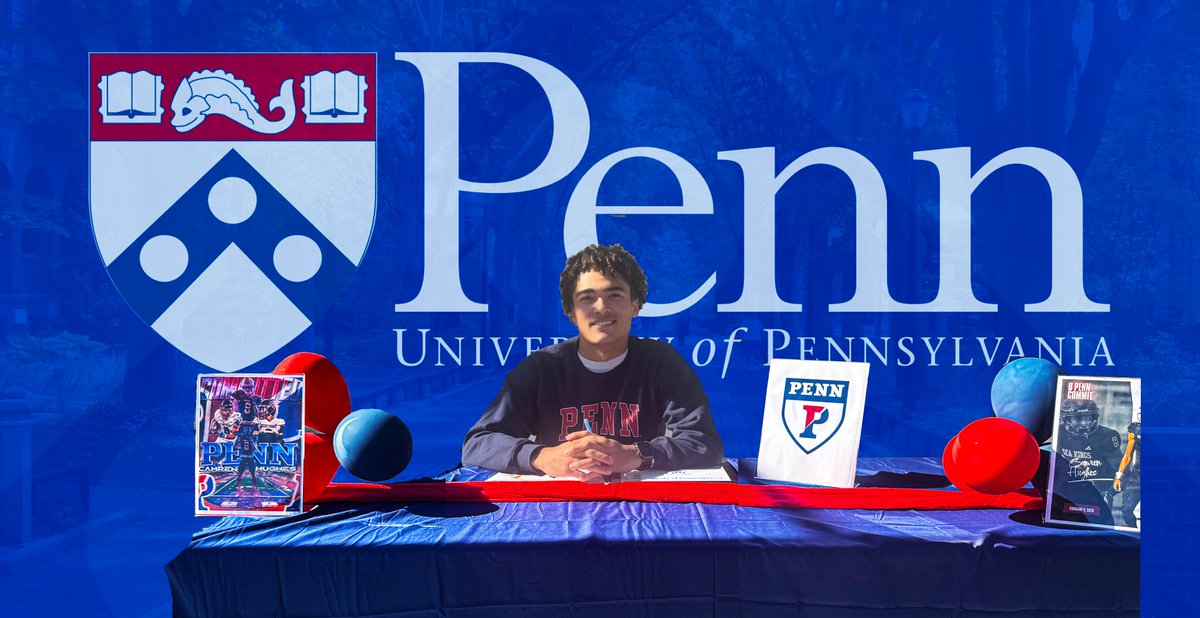 HughesCamren's tweet photo. National Signing Day 2026!!

@PennFB 
@SeaKingFootball 
@GregBiggins  
@adamgorney 
@BlairAngulo