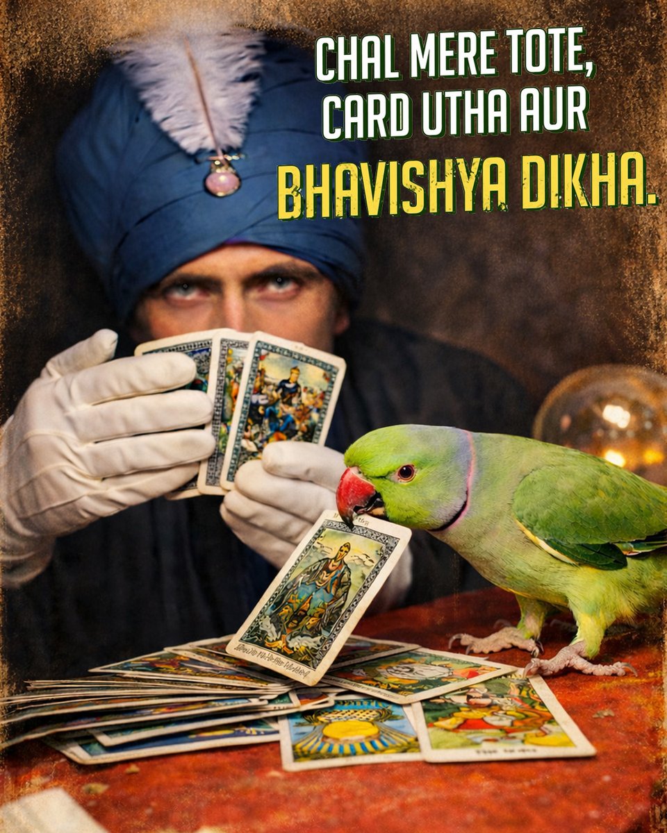 AtpatiFilms's tweet photo. Tota ne card chun liya… aur future clear hai 👀
Unlimited entertainment, full paisa-vasool feels, sirf ₹49 mein 🎬
Ab wait kyu? Aaj hi Atpati Films App try karo 📱
#AtpatiFilms #WatchMorePayLess #IndianCinema #WebSeriesLovers #MovieTime #OTTIndia #BudgetEntertainment #StreamNow https://t.co/gfeqRRgJob
