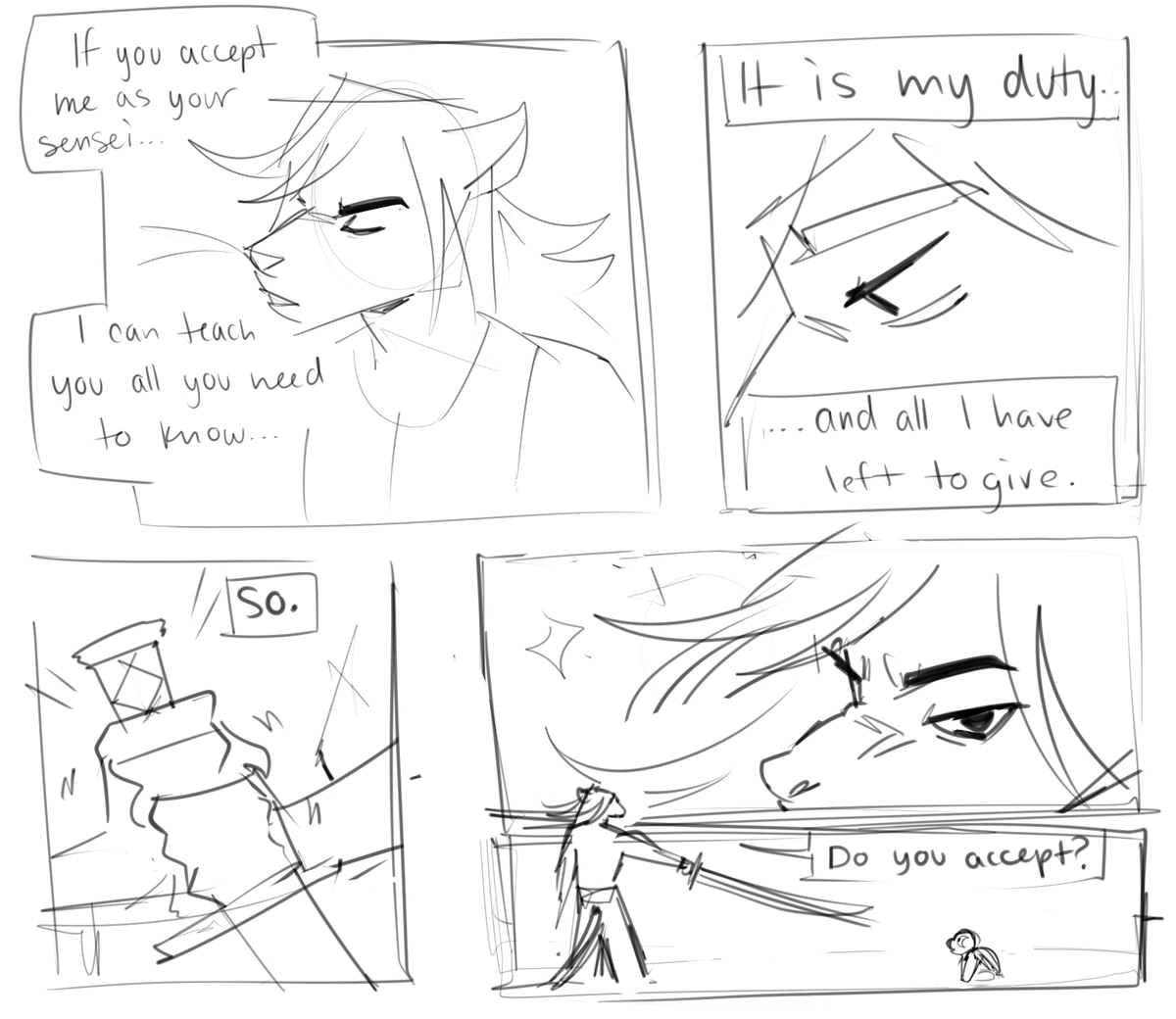 Loryska2's tweet photo. i got bit by the drawing bug cuz have some young-er splinter scribblings #rottmnt https://t.co/ldCZ8Qd4hM