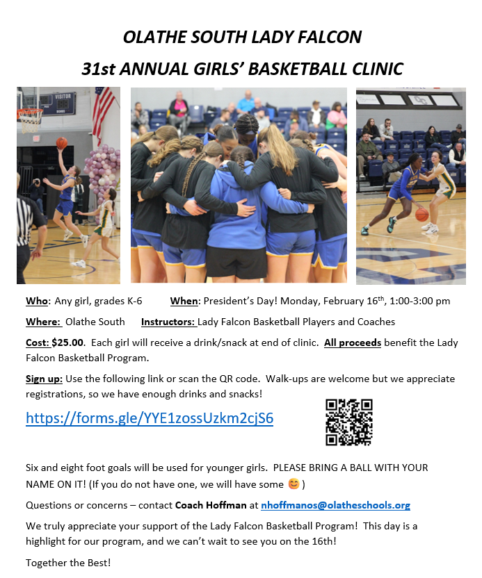 OS_LadyFalconBB's tweet photo. Don't miss this opportunity! We look forward to sharing the love of basketball with future Lady Falcons! Click this link to register or scan the QR code below. https://t.co/wWopbBkP0p https://t.co/ohiifs8G5I