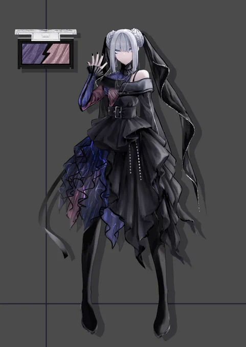 KATE Electric shock eyes ミッドナイトサンダー 擬人化してみた。