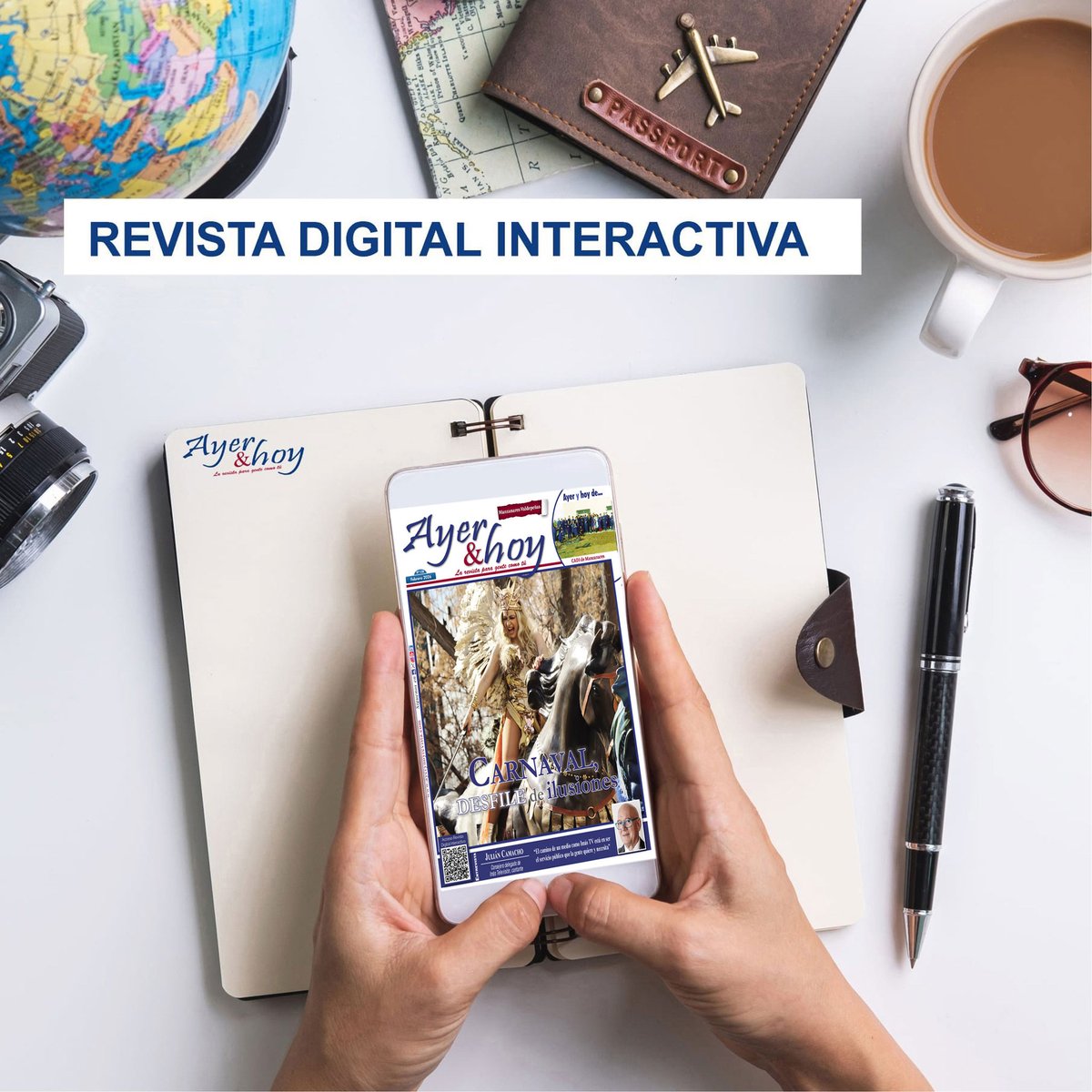 👉 No dejes de ver nuestra 𝗘𝗗𝗜𝗖𝗜Ó𝗡 𝗗𝗜𝗚𝗜𝗧𝗔𝗟 𝗜𝗡𝗧𝗘𝗥𝗔𝗖𝗧𝗜𝗩𝗔 𝗗𝗘 𝗟𝗔 𝗥𝗘𝗩𝗜𝗦𝗧𝗔 𝗔𝗬𝗘𝗥 &amp; 𝗛𝗢𝗬 Manzanares-Valdepeñas de este mes. 💻 Disponible para leer en tu móvil, tablet y ordenador. 🙌🙌
indd.adobe.com/view/3a2dd5c2-…
#revistaayeryhoy