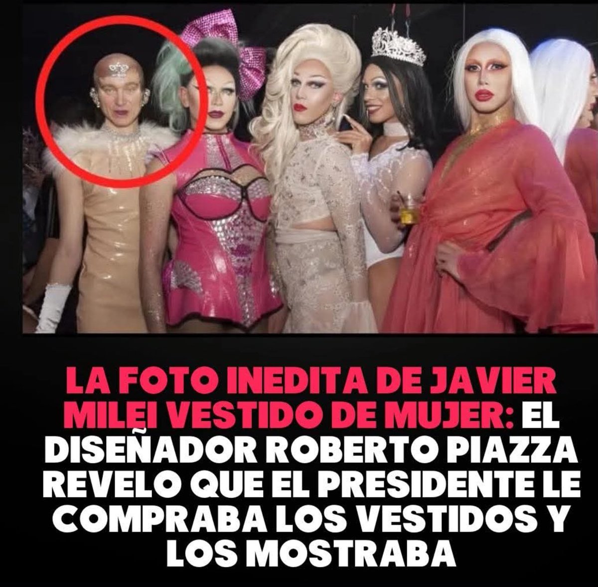LA FOTO QUE MILEI NO QUERÍA QUE VEA NADIE: EL PRESIDENTE “PROBÁNDOSE” VESTIDOS DE ALTA COSTURA EN SECRETO CON ROBERTO PIAZZA.!

El diseñador estrella confesó las noches de compras y pruebas privadas… ¿Milei tenía un lado oculto? ¡La imagen inédita que sacude al país!

Una imagen