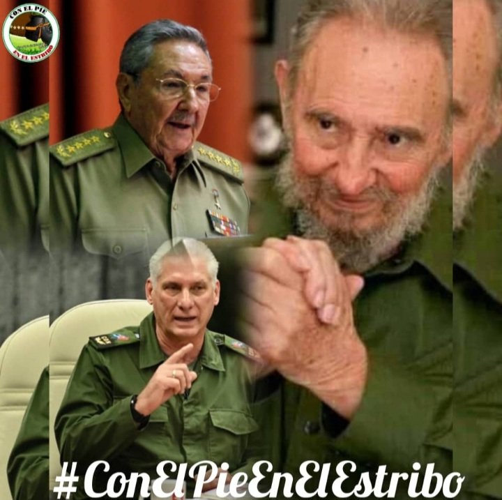 ¡Ante los restos de Fidel...  defender la patria y el socialismo....! “Quien intente apoderarse Cuba, recogerá el polvo de su suelo anegado en sangre, si no perece en la lucha! 
"Raúl"
#JuntosXCuba
#SomosContinuidad 
#ConElPieEnElEstribo
