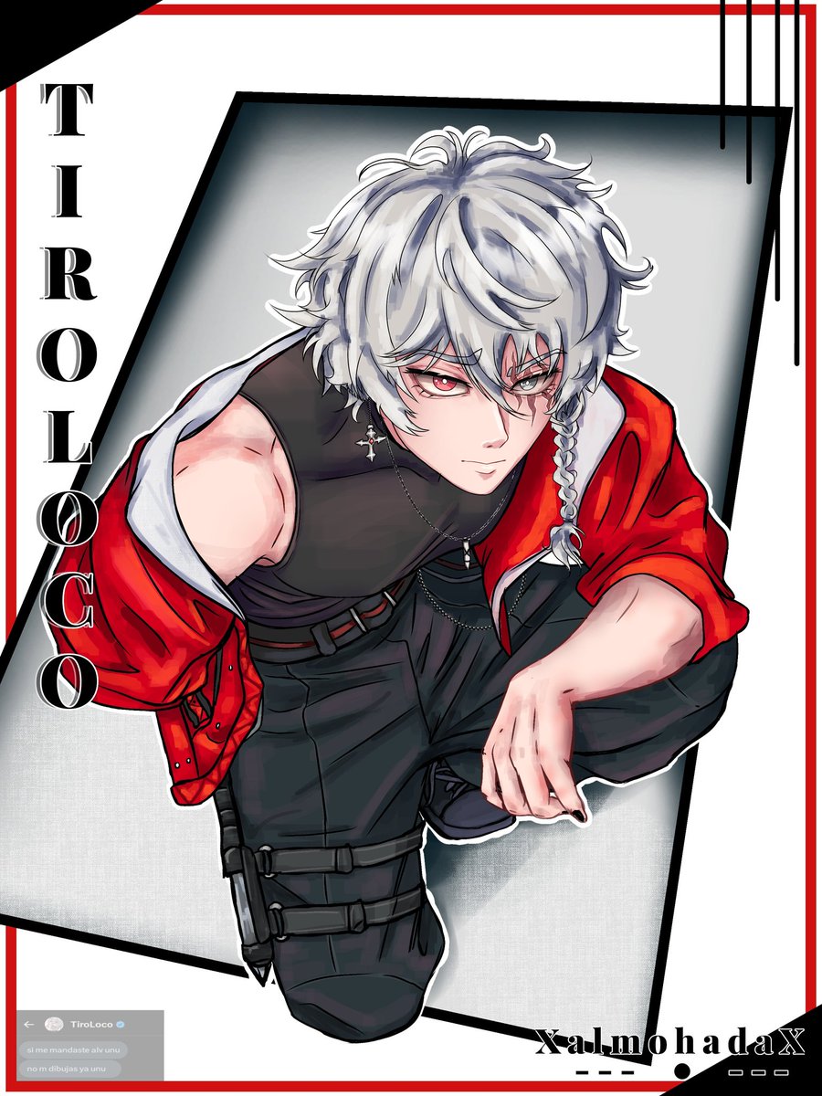 Oye Tiro.... sol de mis noches, ira we, te hice un dibujo no te odio we 🥺 oe me perdonas??? 🥺🥺🥺 si te e fallado te pido perdon de la unica forma que sé 🥺🥺🥺
_____________🐛🎋
#fanart #TiroLoco #tirolocofanart #art