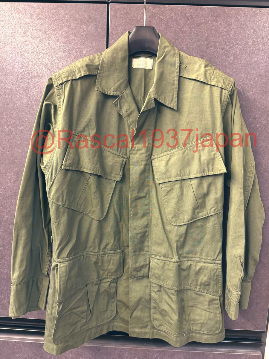 ベトナム戦争 米軍 2nd TCU(ジャングルファティーグジャケット) 2ndが