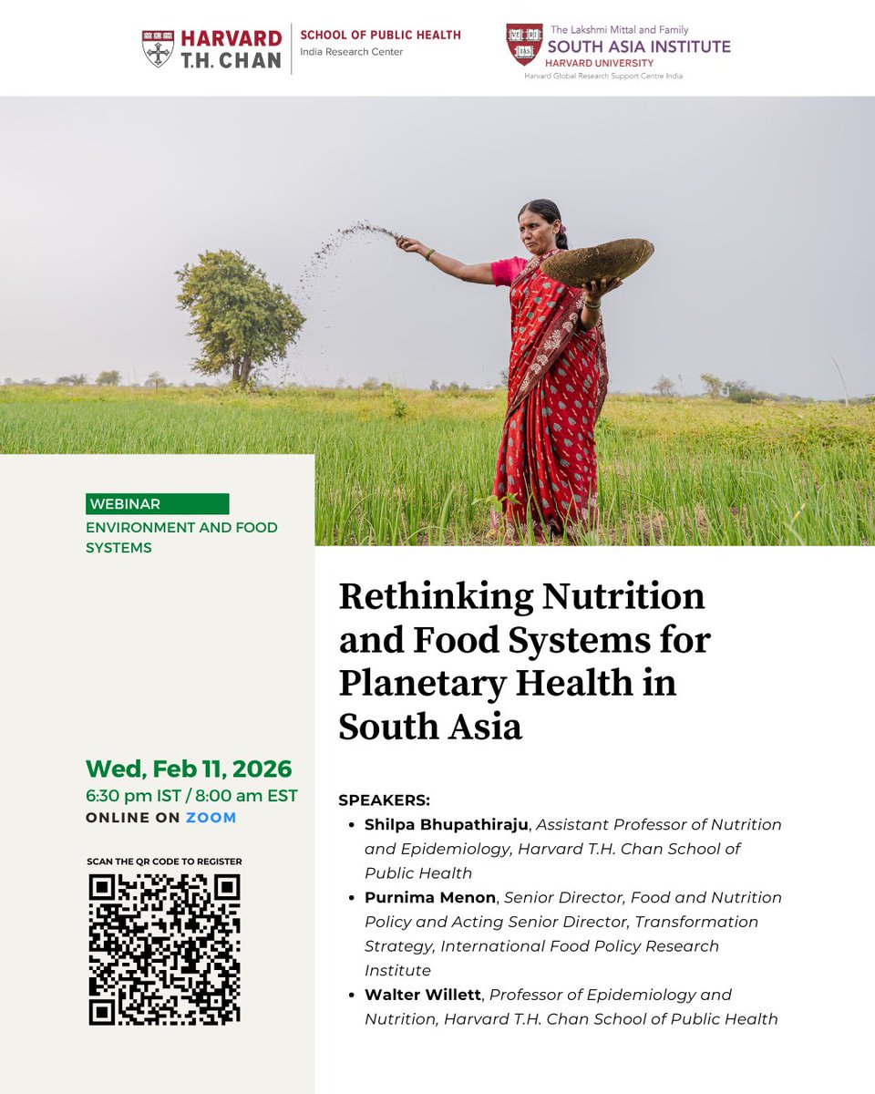 Harvard Chan - India Research Center tweet media