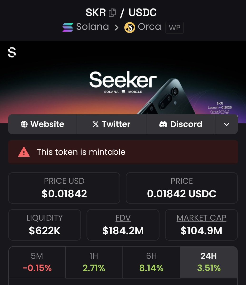 sometimes you get opportunities you shouldn't miss. 

DCAing into $SKR. cheat code.