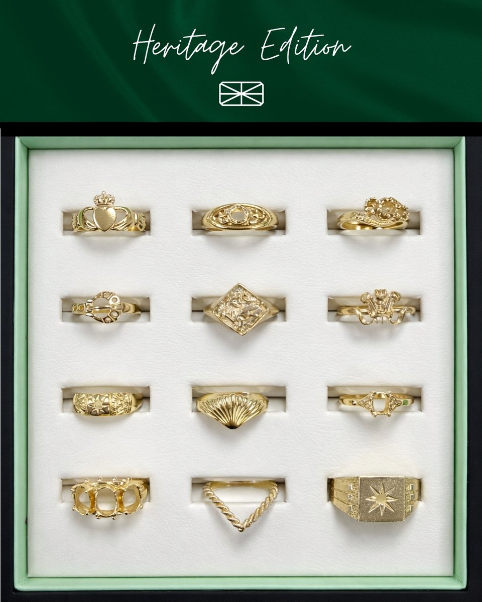 Heritage Drop Two ✨
More vintage designs. More archive treasures.
See something you love? We can recreate or adapt it for your customer. Get in touch.

Visit our showroom, call +44 (0) 121 242 0042 or email sales@hockleymint.co.uk