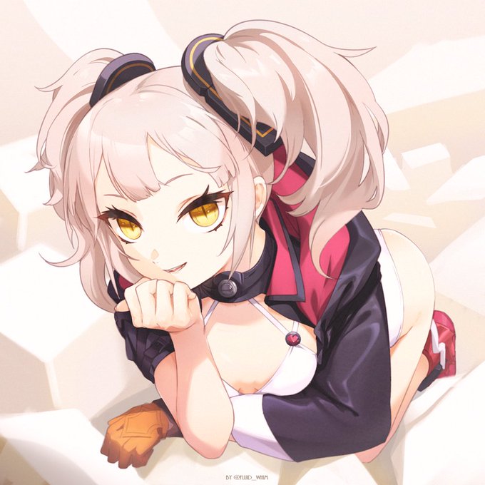 色んなキャラがいるアズレンの中で未だに1番好きな子はU-96かも。ハイライトがない鋭い爬虫類のような目が堪らない。#AzurLane 