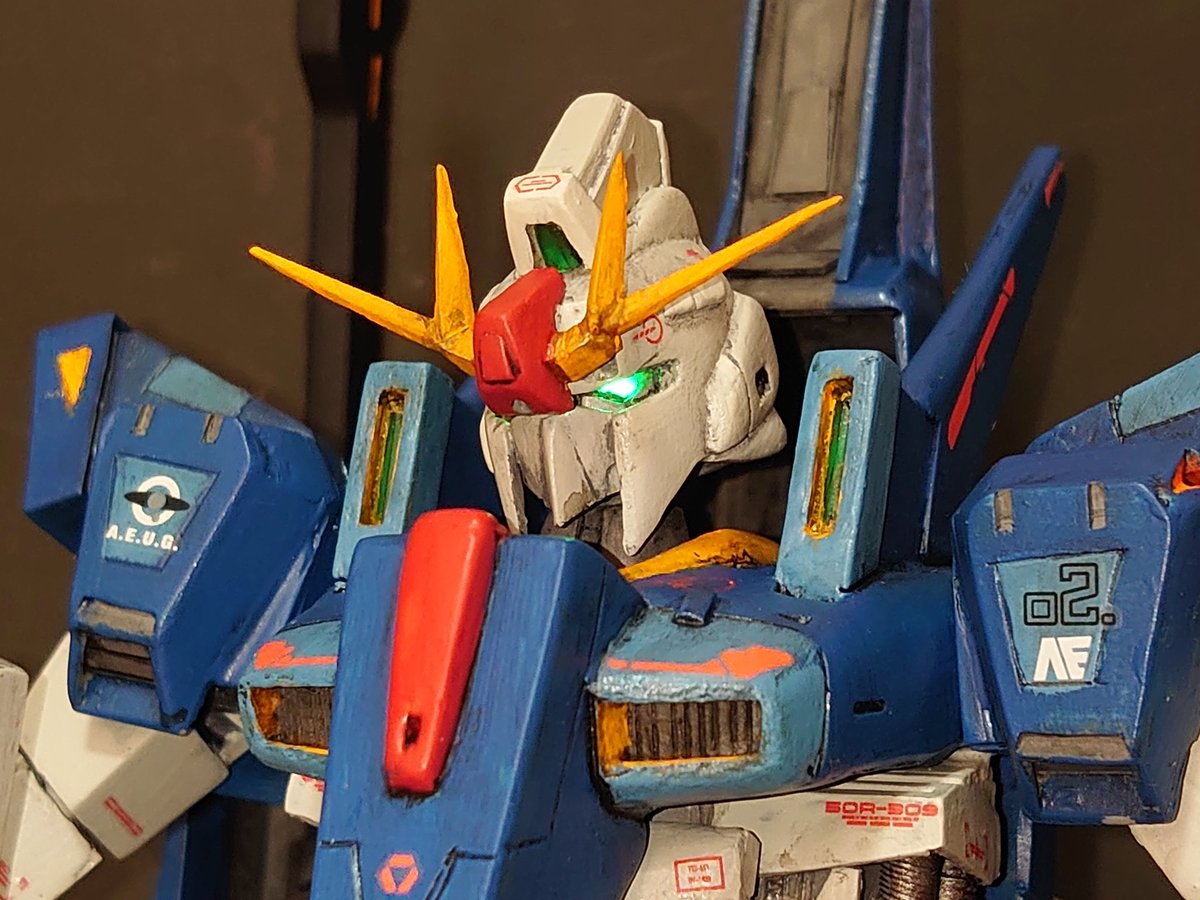 RT @kouryu719: 以上【1/100 ZⅡ】でした！ 今回は柄にもなくグレーと