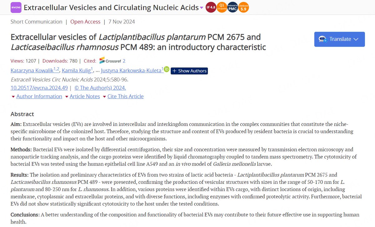 Extracellular Vesicles & Circulating Nucleic Acids tweet media