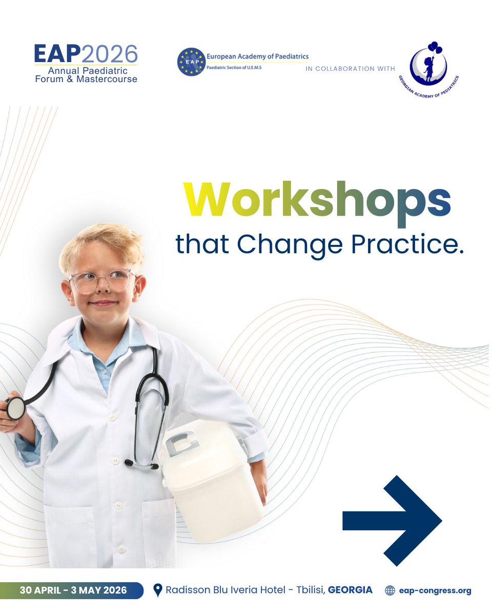 EAP European Academy of Paediatrics Congress tweet media