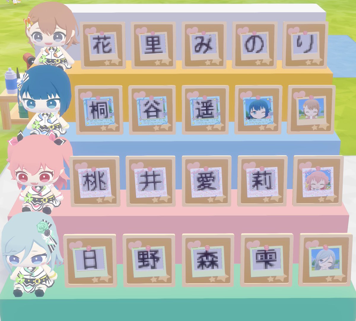 climbpon2's tweet image. モモジャンみんなのフォト文字完成！
可愛い