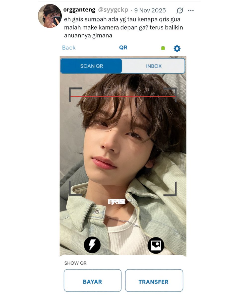 txtdaritws42's tweet image. Bayar pake face card