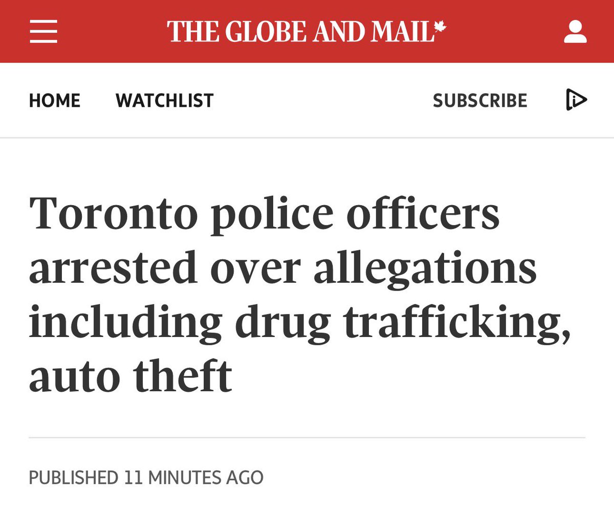 Ethan113554's tweet image. Multiple Toronto police officers have been charged in a major organized crime and corruption probe.

York Regional Police announced a press conference scheduled for 10 a.m. tomorrow to provide details on Project South, an investigation targeting Toronto police officers allegedly