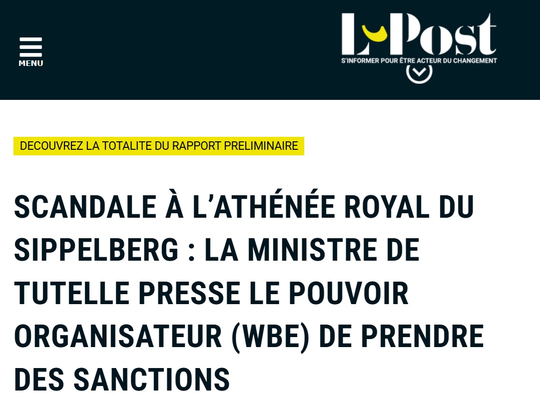LavissimaB's tweet photo. Athénée Royal de Molenbeek – Sippelberg : ça bouillonne toujours. L’école traverse une période mouvementée : divisions entre le personnel, certains soutiennent la direction, d’autres la dénoncent. Le directeur Hassan Ouassari est critiqué pour autoritarisme et intimidation.
La gestion financière est chaotique : doubles paiements, avances de frais de plusieurs milliers d’euros remboursées en retard, contrats publics dépassant largement les budgets, amendes payées avec l’argent de l’école, achats de téléphones et abonnements douteux. Les projets Erasmus connaissent aussi des lacunes.
Malgré les tentatives de certains de présenter l’école comme “blanchie”, la réalité reste: tensions internes et erreurs financières. La ministre @J_Galant  a demandé à WBE de poursuivre les enquêtes et d’envisager sanctions ou actions judiciaires, informe @lpost10