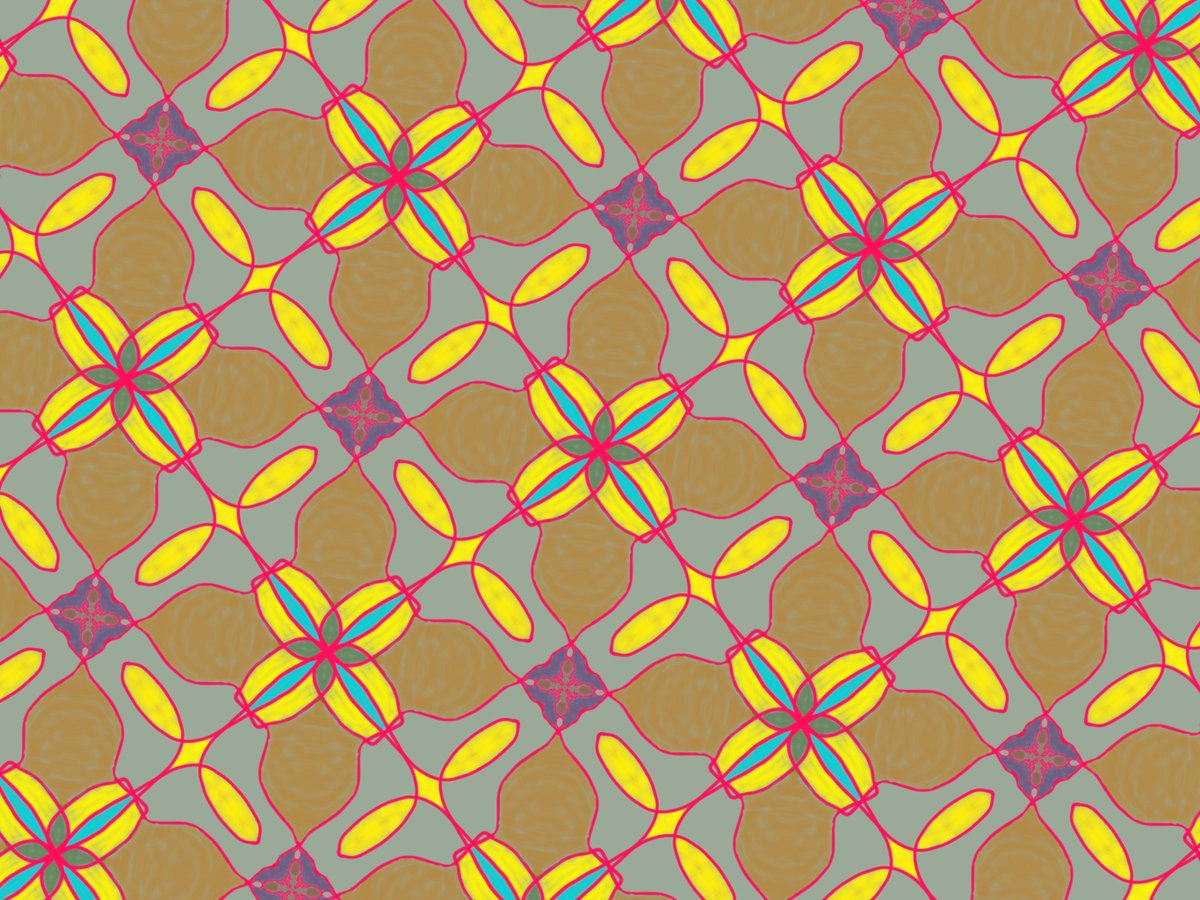 今日も過去絵を・・・ #ロブノリル #幾何学模様