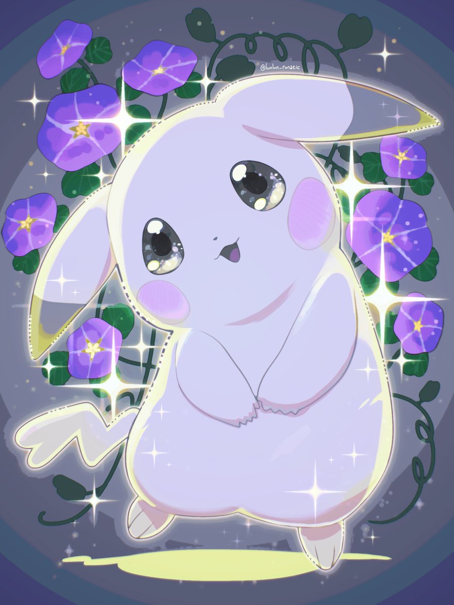 ポケモン絵 #ピカチュウの日 うすチュウ(うすいろﾋﾟｶﾁｭｳ)ちゃん✨ ぽこ