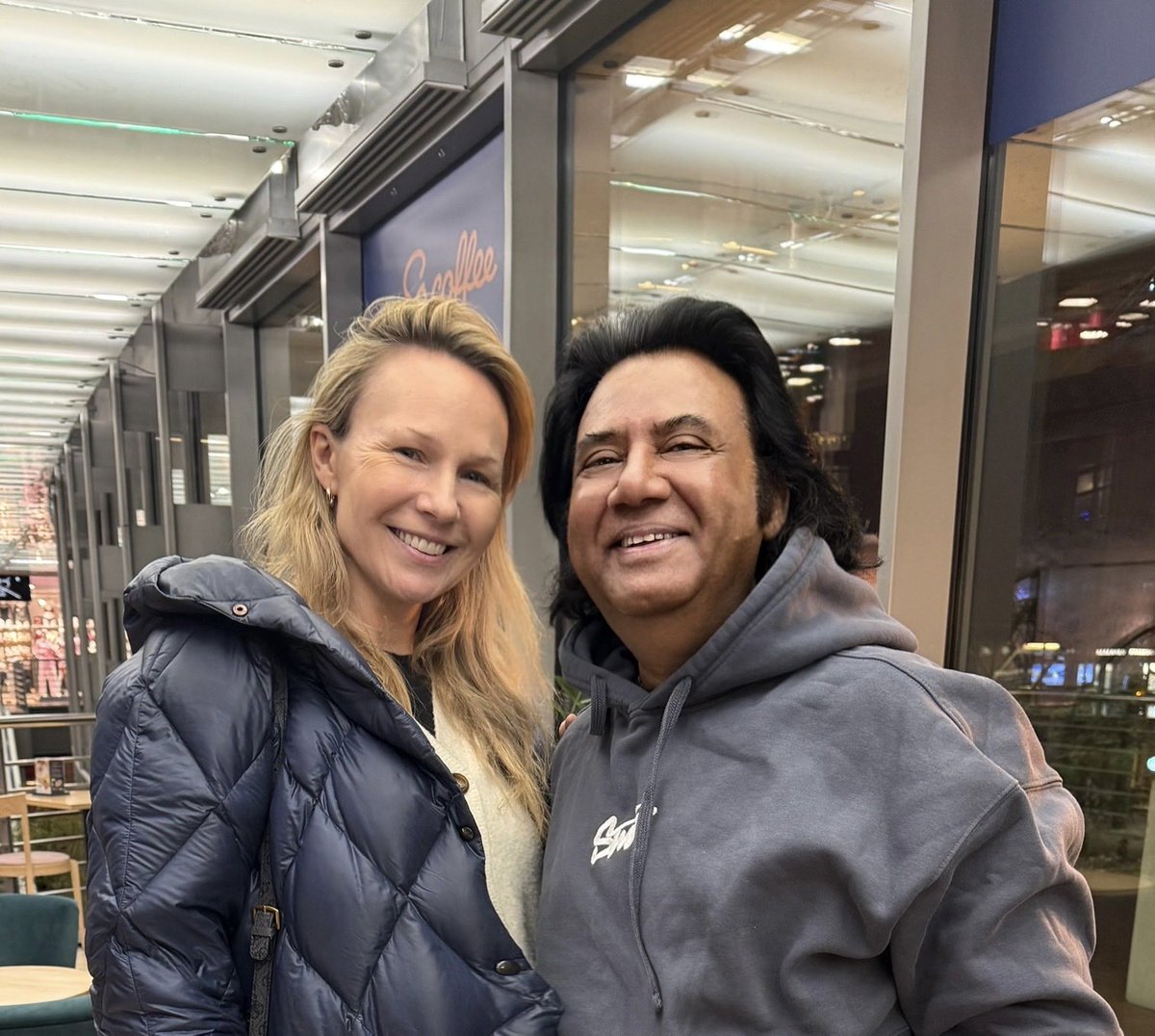 With legendary Polish actress Anna Guzik, winner of Dancing with the Stars and the leading lady of my film (source: Wikipedia)♥️